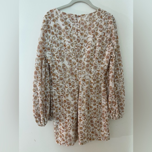 Bardot Printed Broderie Dress, size Us 4 - Picture 6 of 6